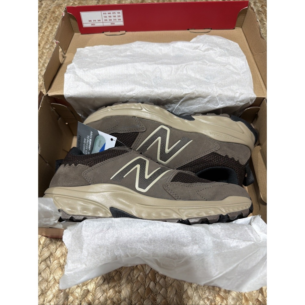 New Balance Fresh Foam T510v6 H2O Water Resist Woman's 7.5 Trail Running Brown